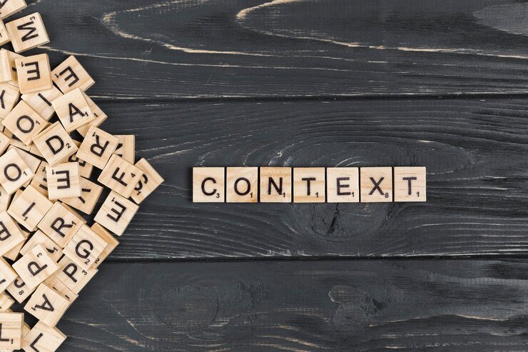 context word wooden background