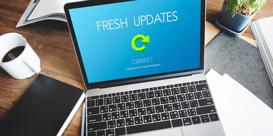 lastest version fresh updates-application-updates concept